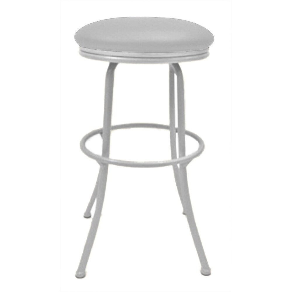 Patio Outdoor Extra Tall Spectator Swivel Backless Bar Stool 35"
