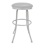 Patio Outdoor Extra Tall Spectator Swivel Backless Bar Stool 35"