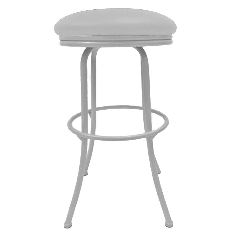 Patio Outdoor Extra Tall Spectator Swivel Backless Bar Stool 35"