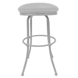 Patio Outdoor Extra Tall Spectator Swivel Backless Bar Stool 35"