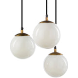 Phaidra Modern Gold 3-Light Pendant Lighting Fixture