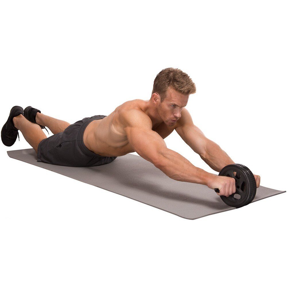 PharMeDoc Ab Roller Exercise Wheel Abdominal Carver w/ Reinforced Steel Handles Strengthen and Tone Core