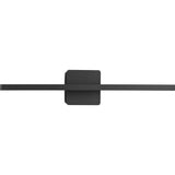 Phase 5 Collection 24 in. Black Slim Modern 3CCT Integrated LED Linear Vanity Light - 24 in x 3.78 in x 4.84 in