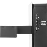 Phase 5 Collection 24 in. Black Slim Modern 3CCT Integrated LED Linear Vanity Light - 24 in x 3.78 in x 4.84 in