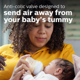 Natural Baby Bottle With Natural Response Nipple 4 oz 3 Pack in Clear