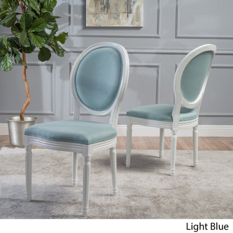 Phinnaeus Fabric Dining Chair (Set of 2) by Christopher Knight Home