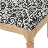 Phinnaeus Patterned Fabric Dining Chair (Set of 2) by Christopher Knight Home