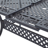 Phoenix Outdoor 64" - 81"Expandable Cast Aluminum Dining Table by Christopher Knight Home