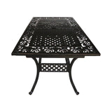 Phoenix Outdoor 64" - 81"Expandable Cast Aluminum Dining Table by Christopher Knight Home