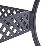 Phoenix Outdoor 64" - 81"Expandable Cast Aluminum Dining Table by Christopher Knight Home