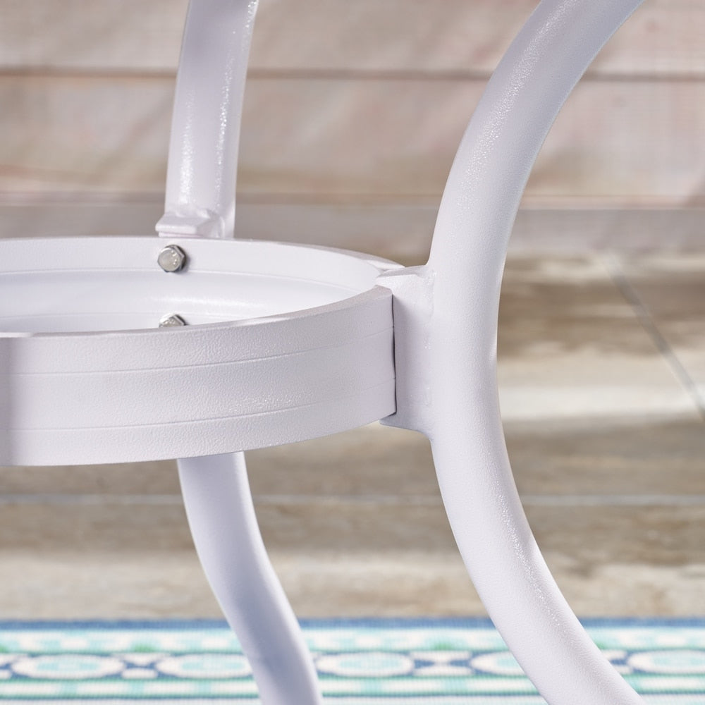 Phoenix Outdoor Aluminum Dining Table by Christopher Knight Home - 30"H x 47.75"W x 47.75"D