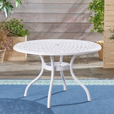 Phoenix Outdoor Aluminum Dining Table by Christopher Knight Home - 30"H x 47.75"W x 47.75"D