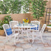 Phoenix Traditional Outdoor 4 Seater Round Cast Aluminum Dining Set by Christopher Knight Home