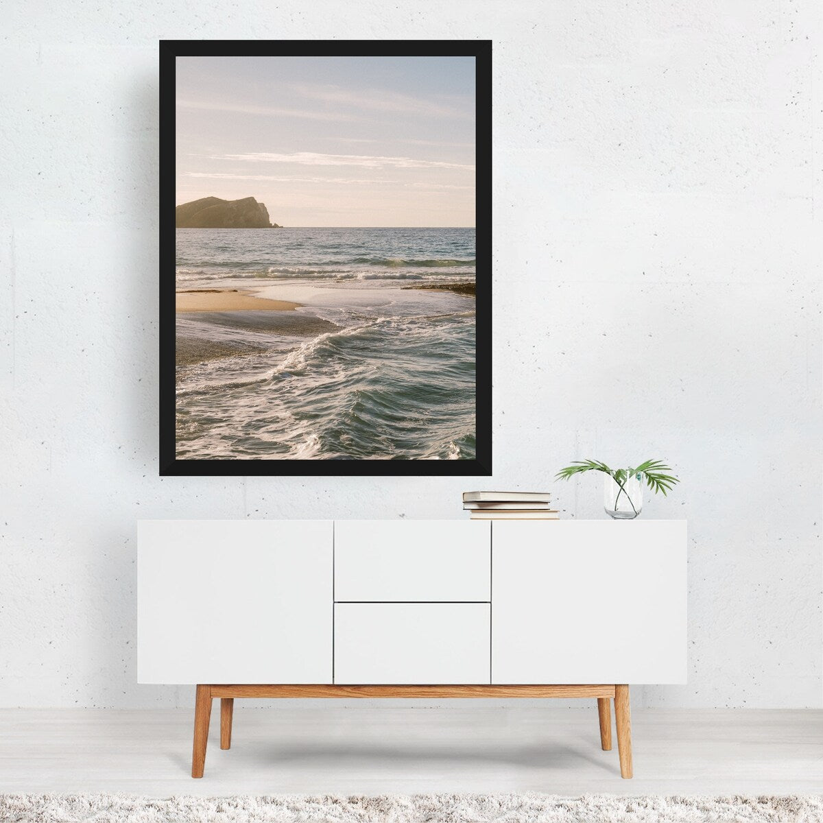 Photography Beach Holiday Nature Ocean Sea Sunset Art Print/Poster