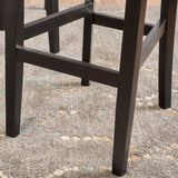 Pia Backed Faux Leather Barstool (Set of 2) by Christopher Knight Home