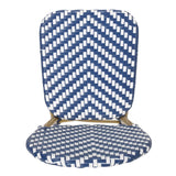 Picardy Patio French Cafe Chair (Set of 2) by Christopher Knight Home - 17.75" L x 23.25" W x 35.00" H