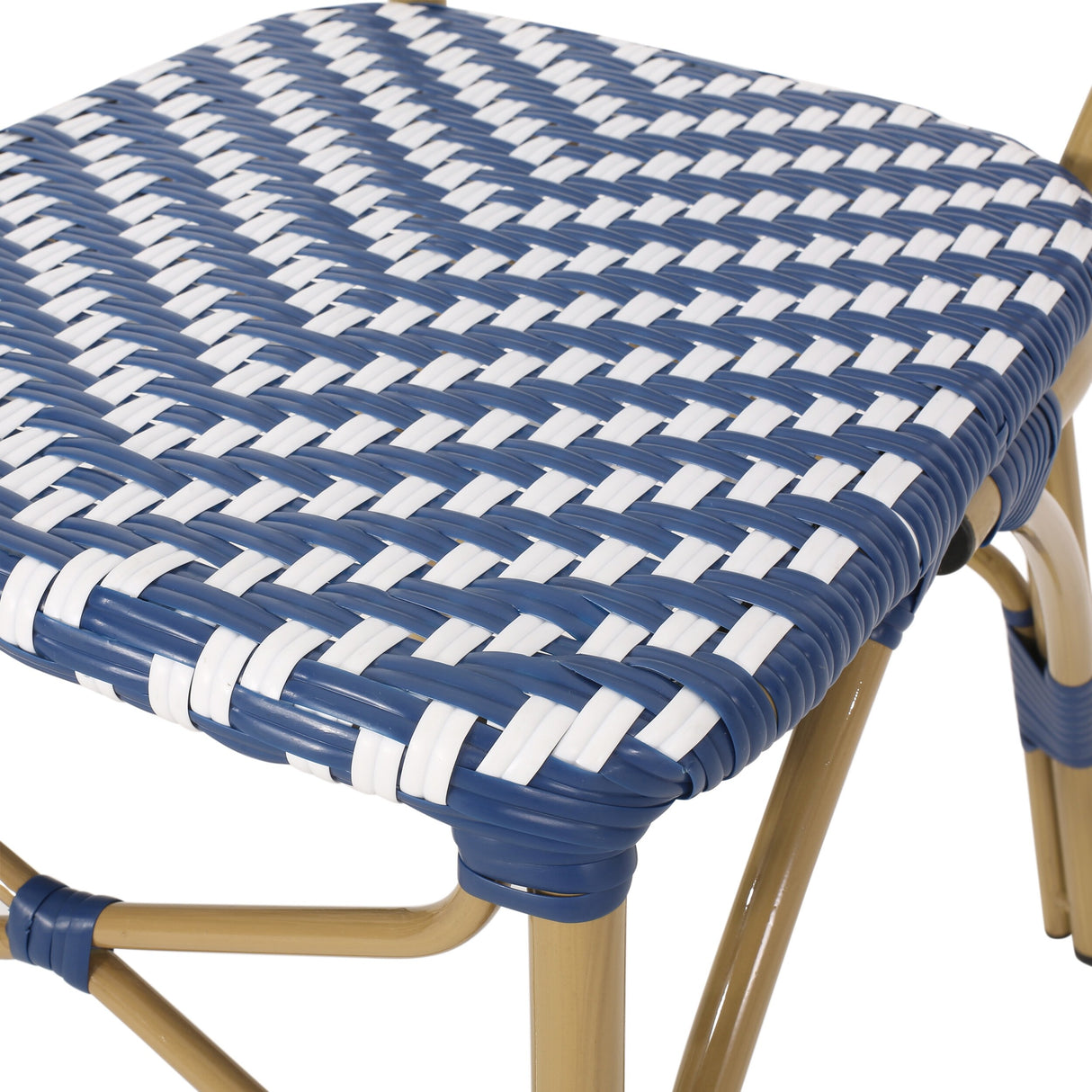 Picardy Patio French Cafe Chair (Set of 2) by Christopher Knight Home - 17.75" L x 23.25" W x 35.00" H