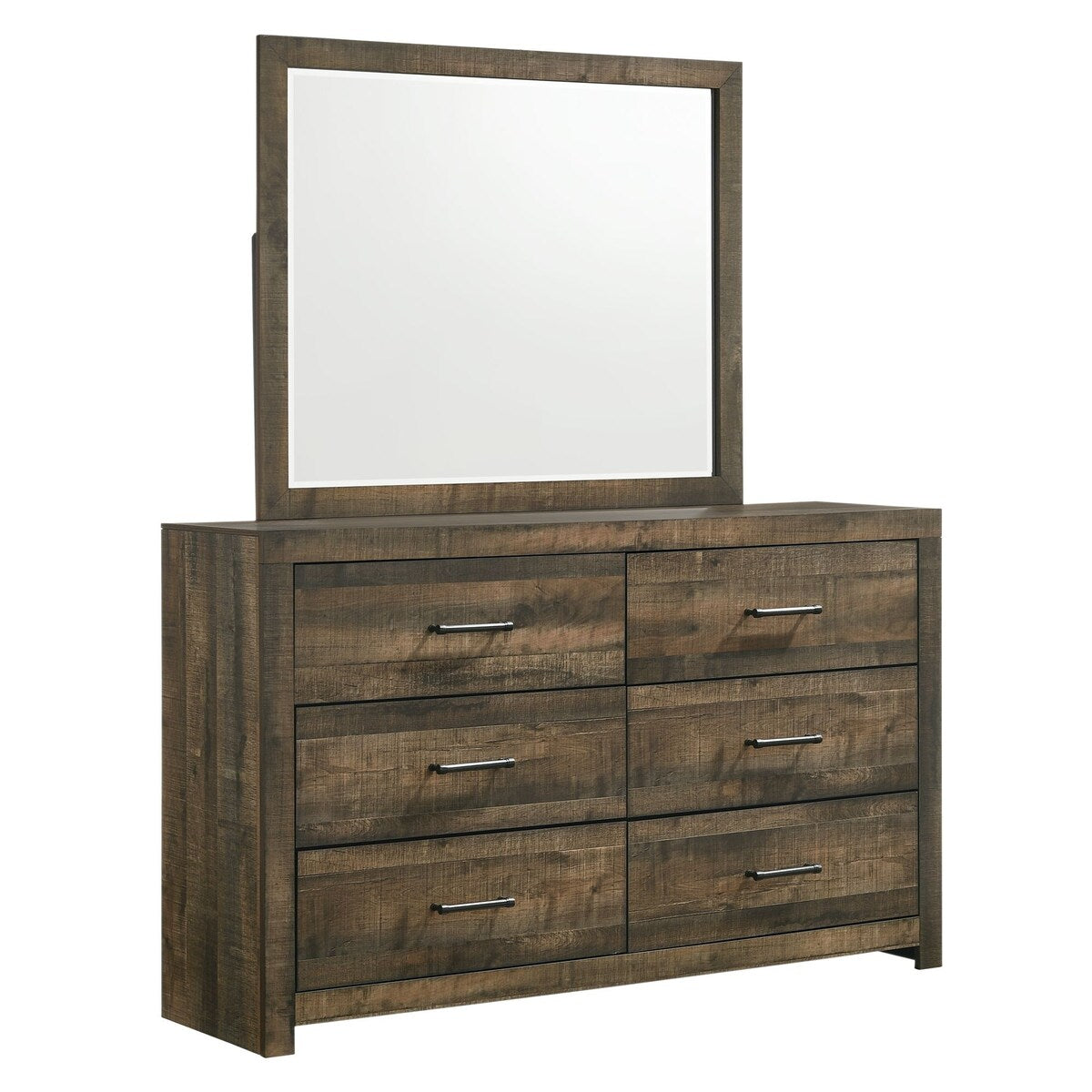 Picket House Furnishings Beckett 6-Drawer Dresser & Mirror Set
