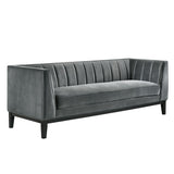 Picket House Furnishings Calabasas Sofa in Light Grey