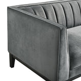 Picket House Furnishings Calabasas Sofa in Light Grey