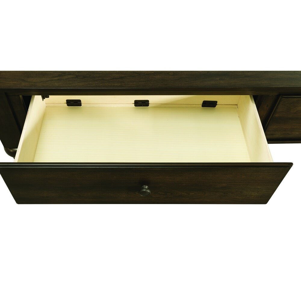 Picket House Furnishings Channing Brown Wooden King 4-Drawer Platform Storage Bed