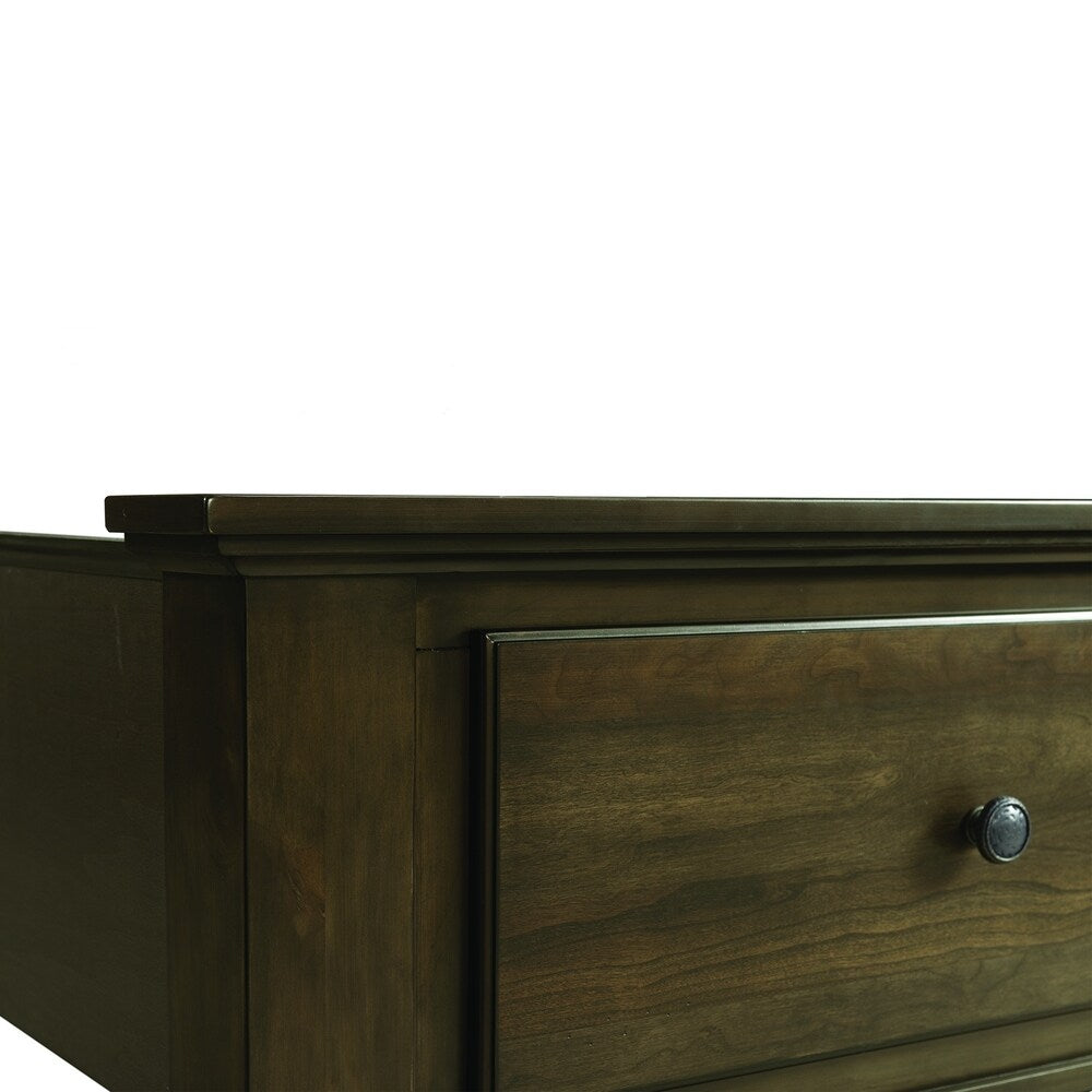 Picket House Furnishings Channing Brown Wooden King 4-Drawer Platform Storage Bed