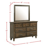 Picket House Furnishings Channing Queen 4-Drawer Platform Storage 6PC Bedroom Set