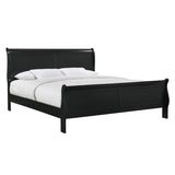 Picket House Furnishings Ellington King Panel 3PC Bedroom Set in Black