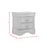Picket House Furnishings Ellington King Panel 3PC Bedroom Set in Black