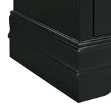 Picket House Furnishings Ellington King Panel 3PC Bedroom Set in Black