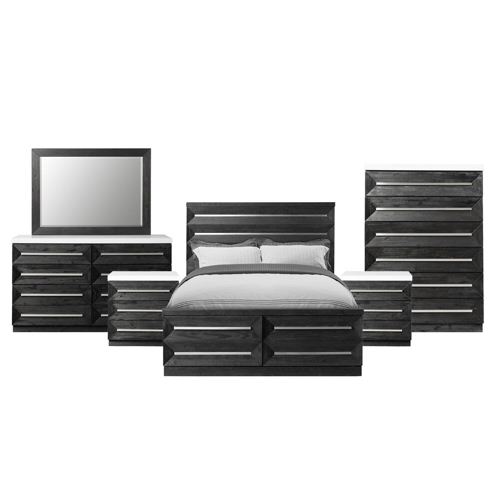 Picket House Furnishings Grace King Storage 6PC Bedroom Set