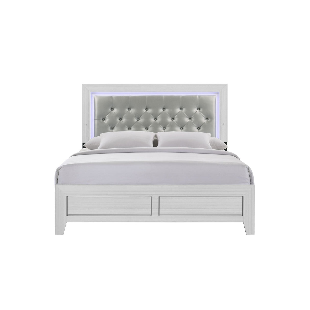 Picket House Furnishings Icon Panel Bed in White