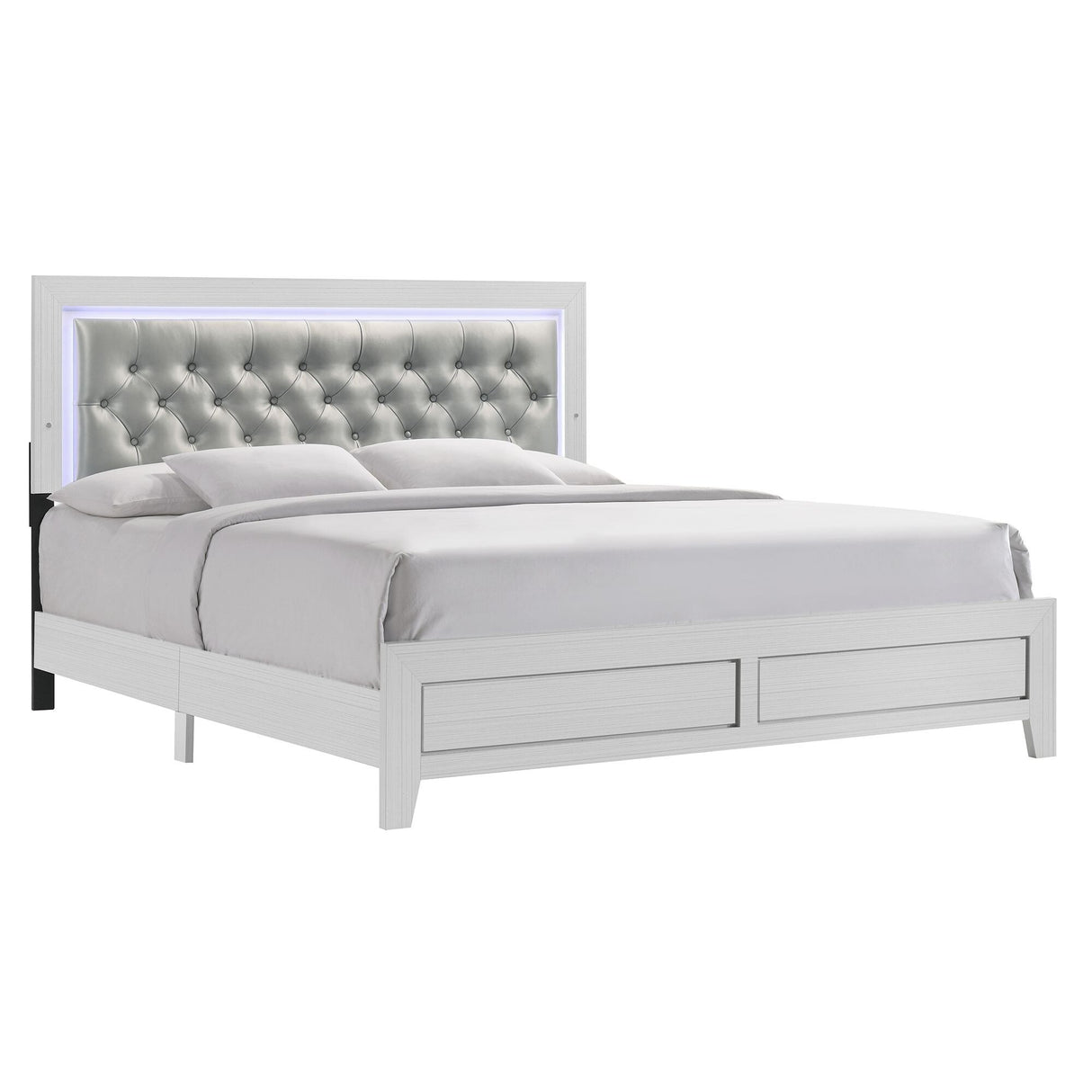 Picket House Furnishings Icon Panel Bed in White