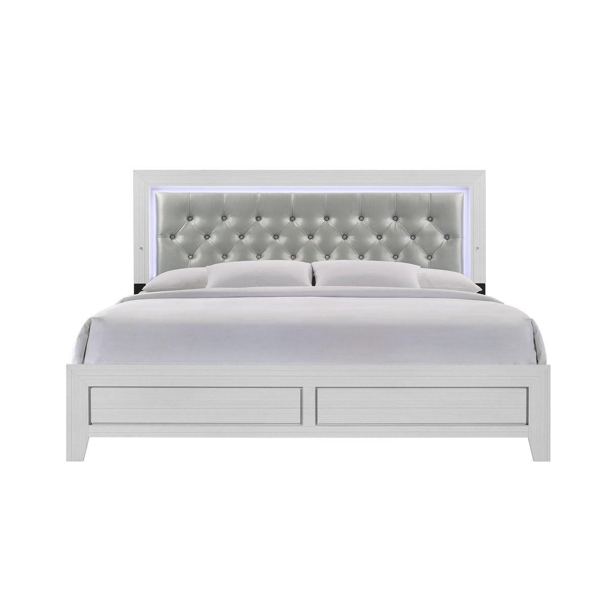Picket House Furnishings Icon Panel Bed in White