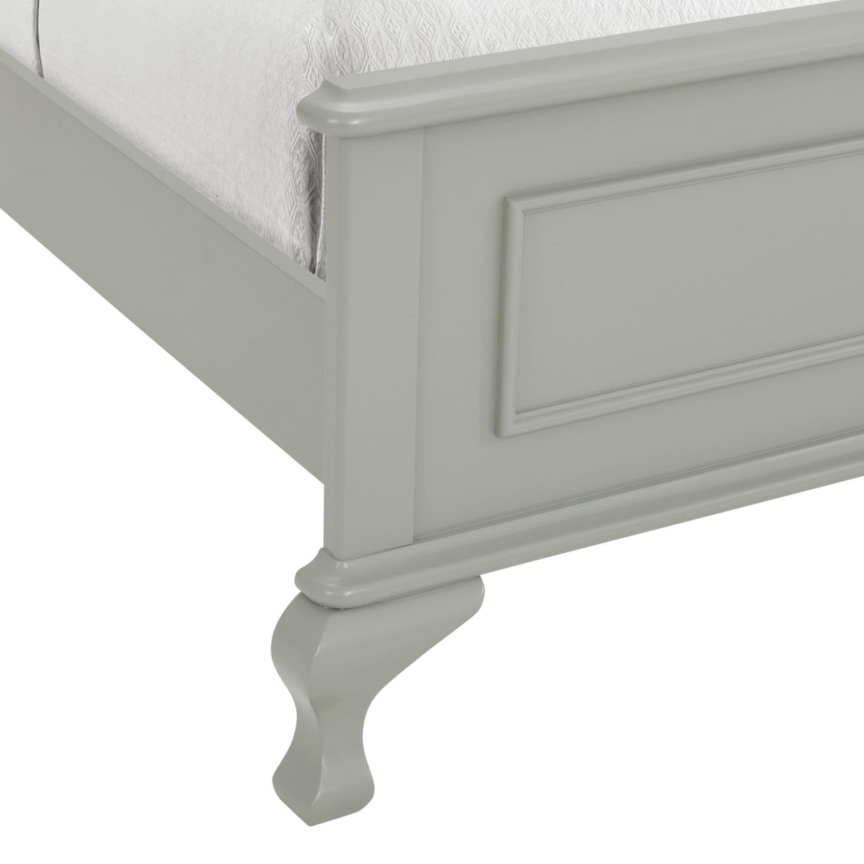 Picket House Furnishings Jenna Full Panel 3PC Bedroom Set in Grey