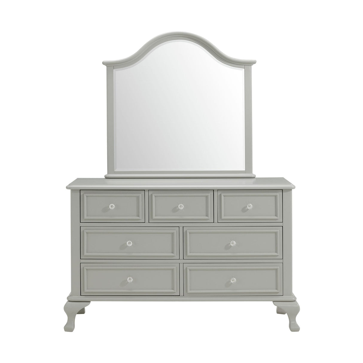 Picket House Furnishings Jenna Full Panel 3PC Bedroom Set in Grey