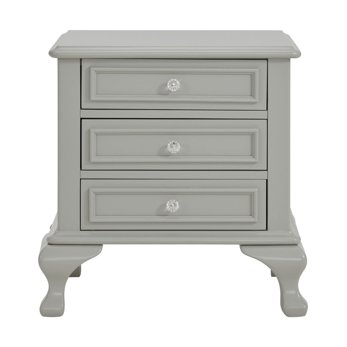 Picket House Furnishings Jenna Full Panel 3PC Bedroom Set in Grey
