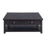 Picket House Furnishings Kahlil Square Coffee Table in Espresso
