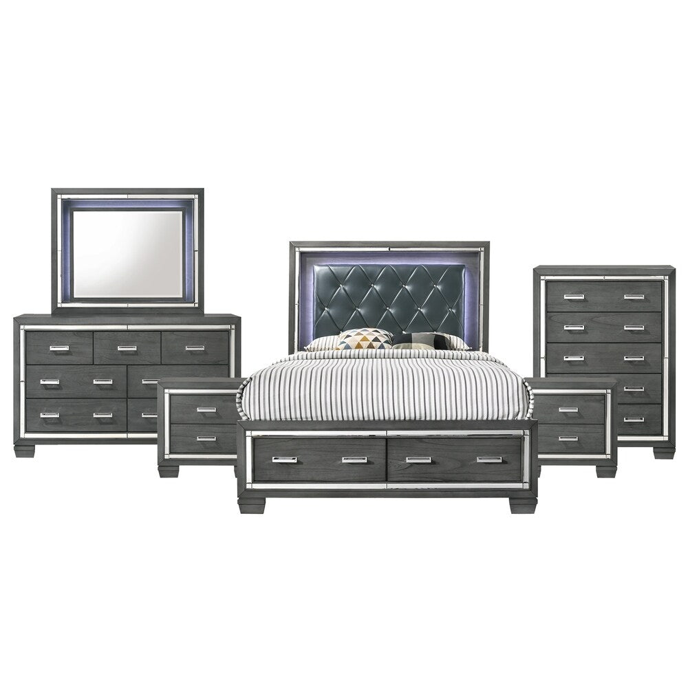 Picket House Furnishings Kenzie Queen Storage 6PC Bedroom Set
