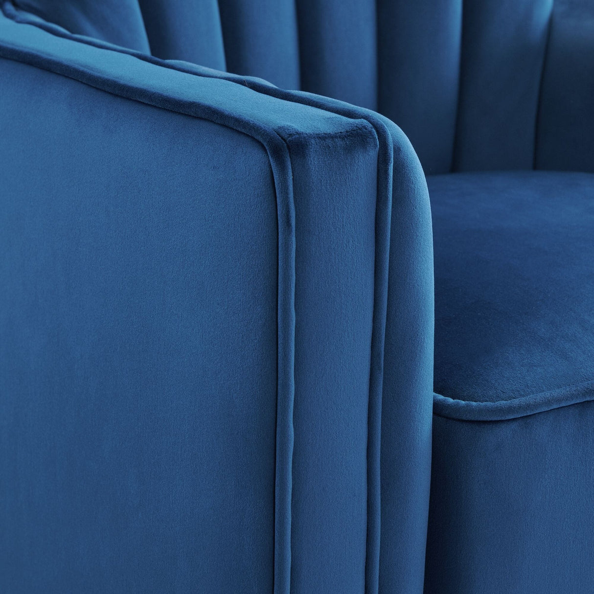 Picket House Furnishings Lawson Swivel Chair in Cobalt