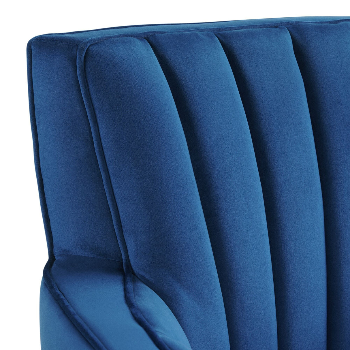 Picket House Furnishings Lawson Swivel Chair in Cobalt