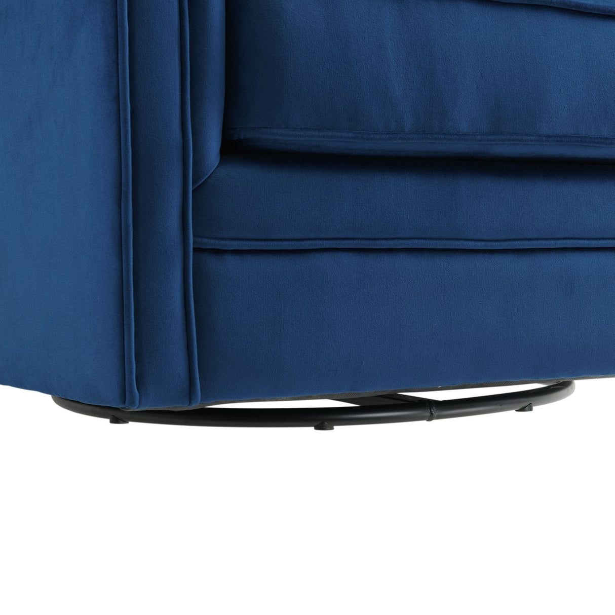 Picket House Furnishings Lawson Swivel Chair in Cobalt