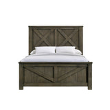 Picket House Furnishings Memphis Queen Panel Bed in Grey