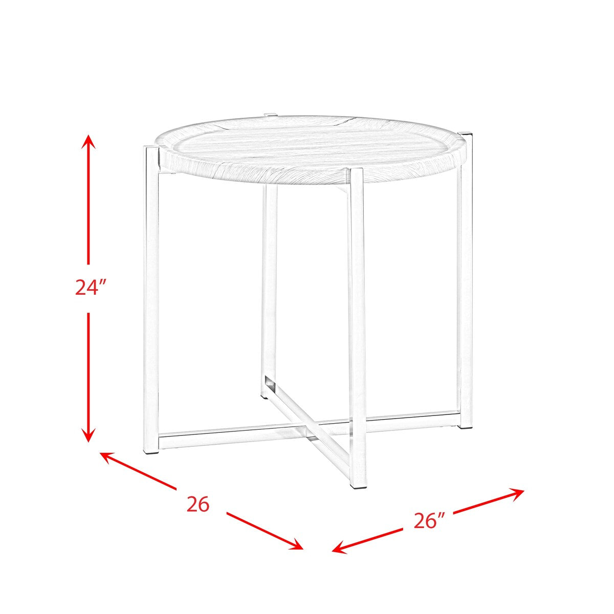 Picket House Furnishings Niko 3PC Occasional Table Set