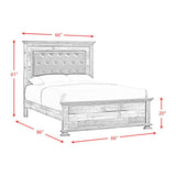 Picket House Furnishings Shayne Queen Panel Bed in Drift