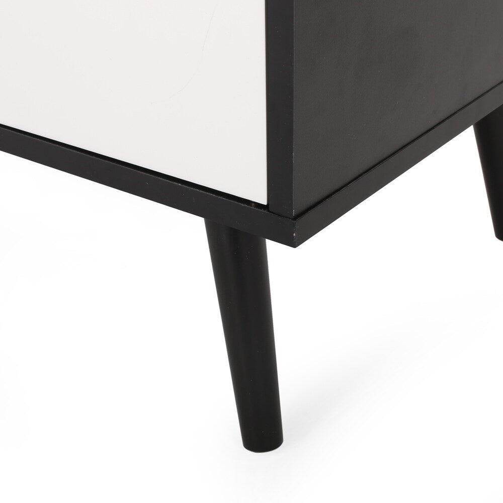 Pickfair Mid-Century Modern 2 Door Cabinet by Christopher Knight Home - 31.50" W x 15.50" D x 18.75" H