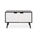 Pickfair Mid-Century Modern 2 Door Cabinet by Christopher Knight Home - 31.50" W x 15.50" D x 18.75" H