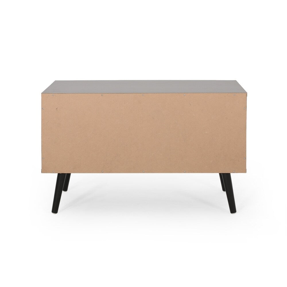 Pickfair Mid-Century Modern 2 Door Cabinet by Christopher Knight Home - 31.50" W x 15.50" D x 18.75" H