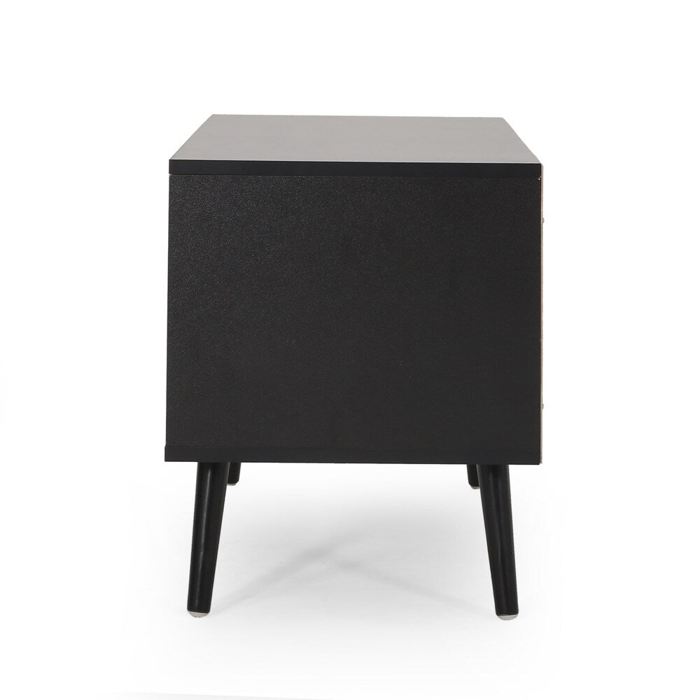 Pickfair Mid-Century Modern 2 Door Cabinet by Christopher Knight Home - 31.50" W x 15.50" D x 18.75" H