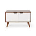 Pickfair Mid-Century Modern 2 Door Cabinet by Christopher Knight Home - 31.50" W x 15.50" D x 18.75" H